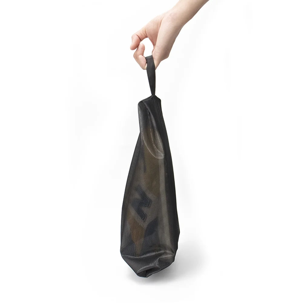 Water Resistant Shoe Bags with Zipper 2 Pack Black L753731