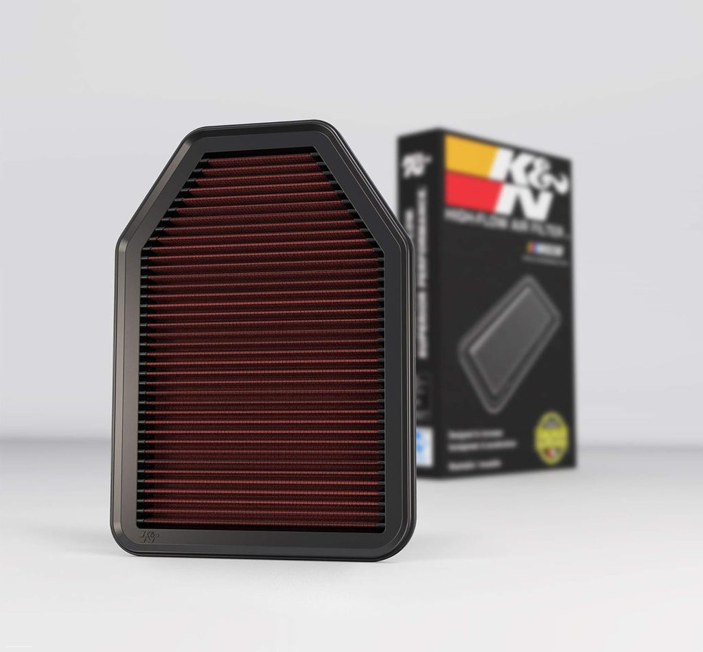 Engine Air Filter, Washable, Replacement Car Air Filter, Pack of 2 N469