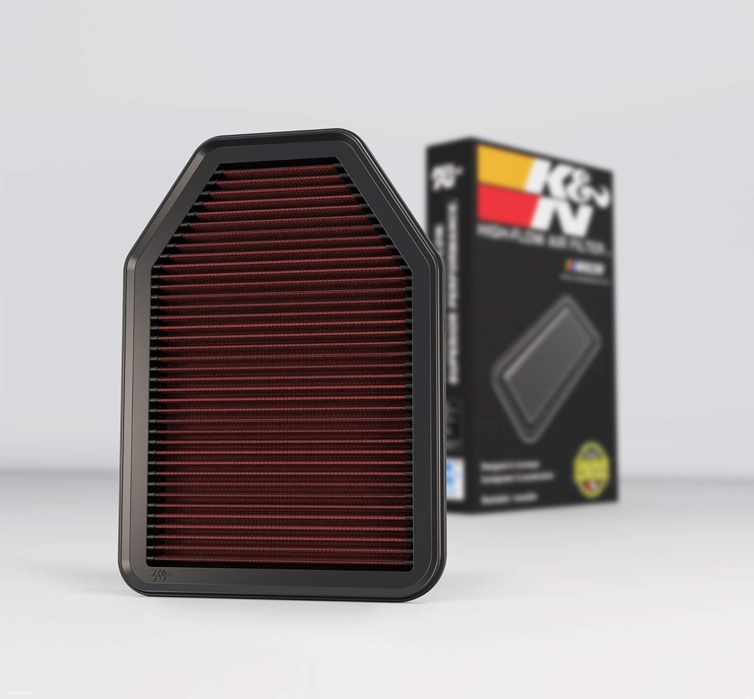 Engine Air Filter, Washable, Replacement Car Air Filter, Pack of 2 N469