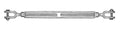5/8in x 12in Jaw/Jaw Turnbuckle Galv M634377