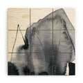 Abstract Form Wood Wall Mural S8527