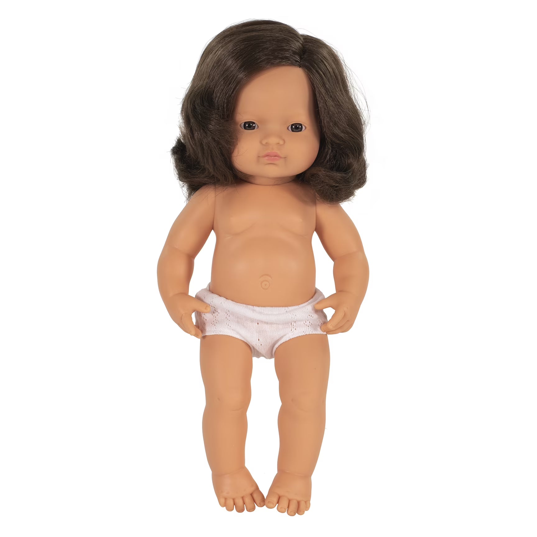 Caucasian Brunette Girl Baby Doll U6492