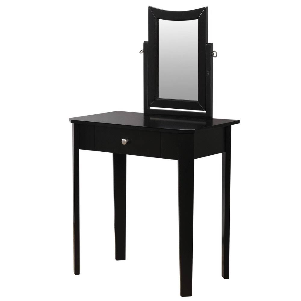 Pink 3-Piece Solid Wood Vanity Set J443