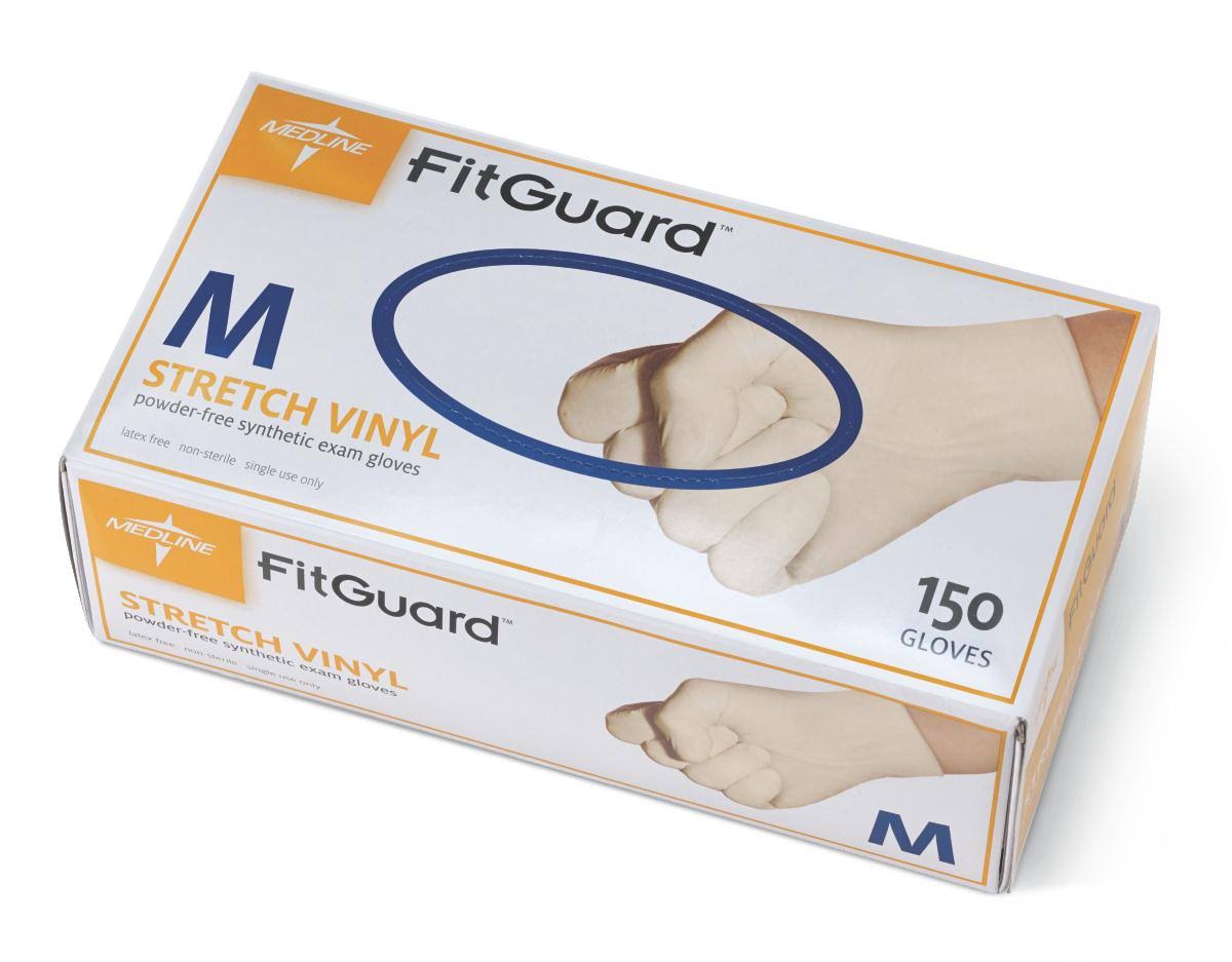 Powder-Free Stretch Vinyl Exam Gloves, Small, 1500/Case F422263