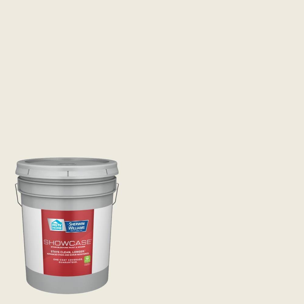 Eggshell Alabaster Interior Paint (5-Gallon) D1384
