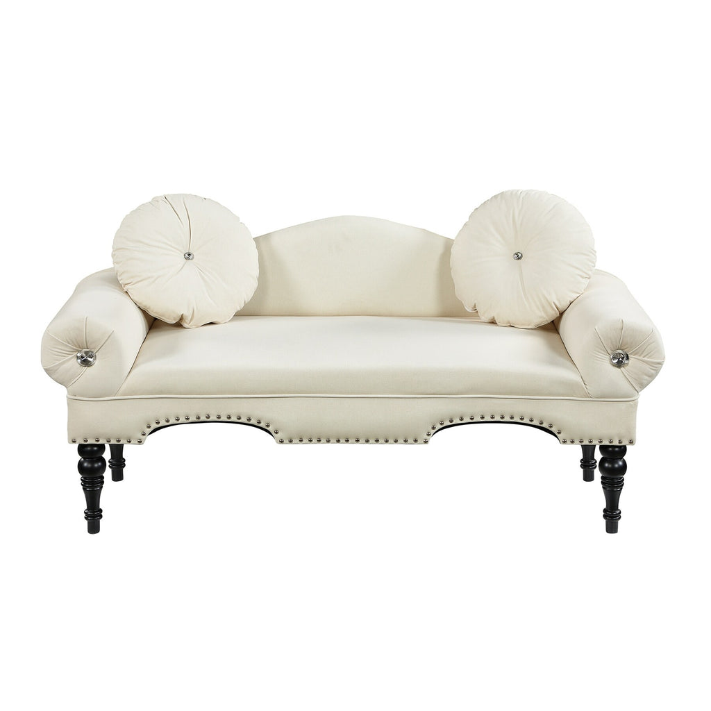 Grey Velvet Upholstered Sofa U880872