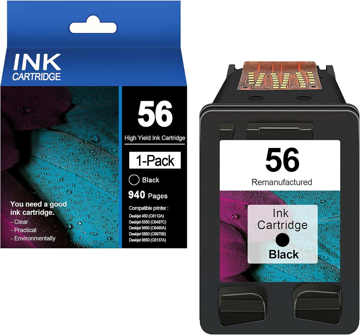 Black Compatible 56 Ink Cartridge Y333552