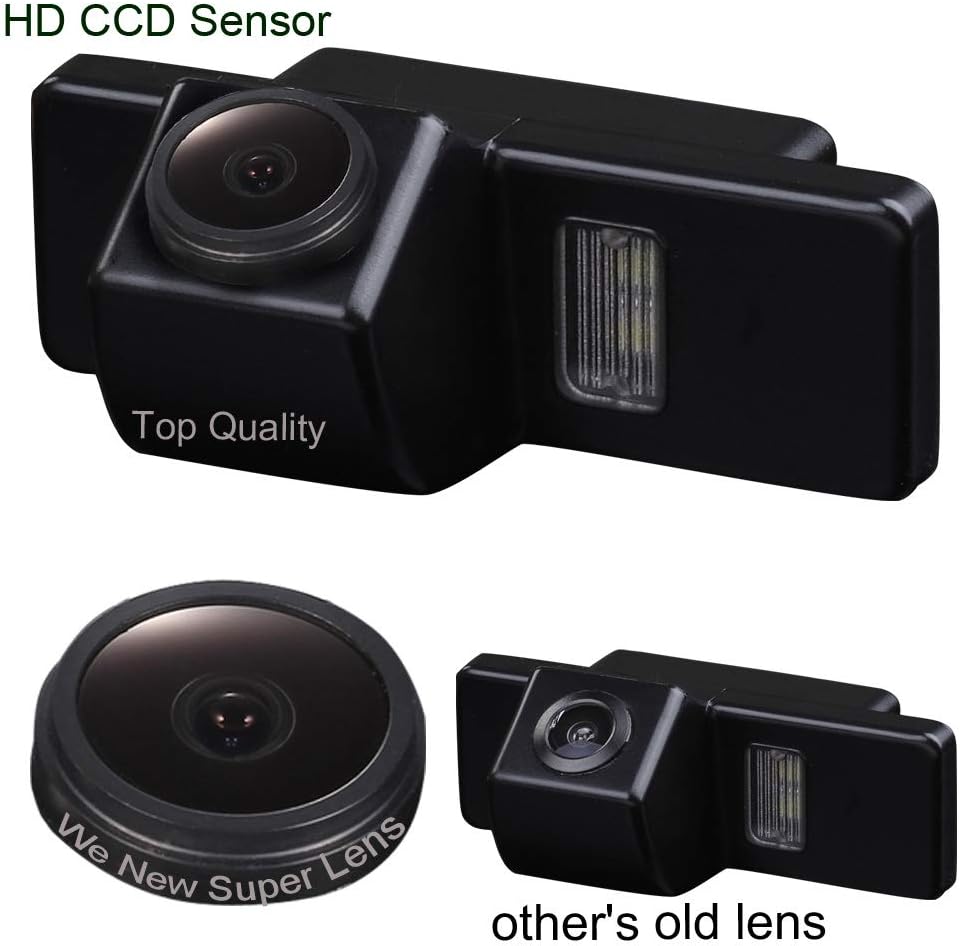 Super HD Vehicle Camera 1280x720 Pixels 170 Wide Angle Night Vision Rear View Camera Pack of 2 R77059