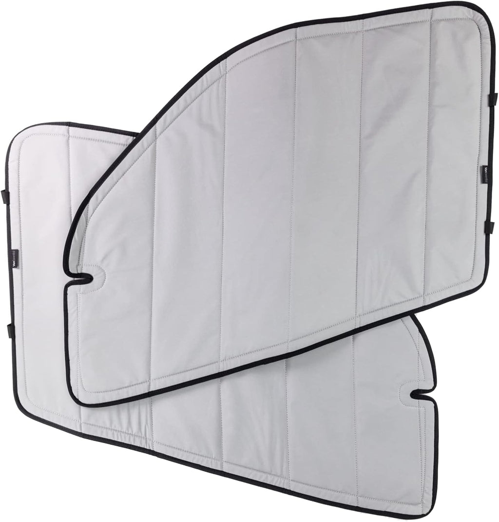 Charcoal Gray Insulated Blackout Front Door Covers (Pair) O127708