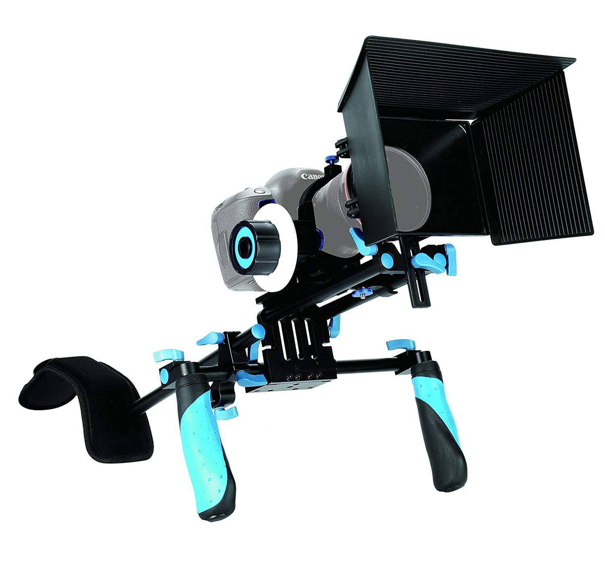 DSLR Rig Shoulder Mount with Follow Focus and Matte Box A288