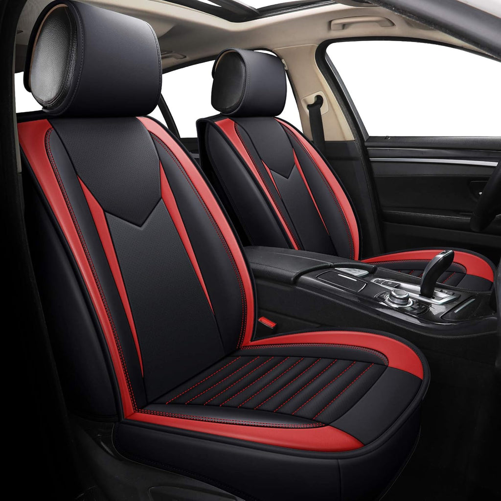 Black SUV Seat Covers with Faux Leather S62967