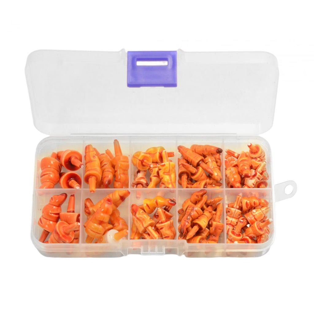 70 Pieces Snowman Noses Mini Toys Making Materials C4801
