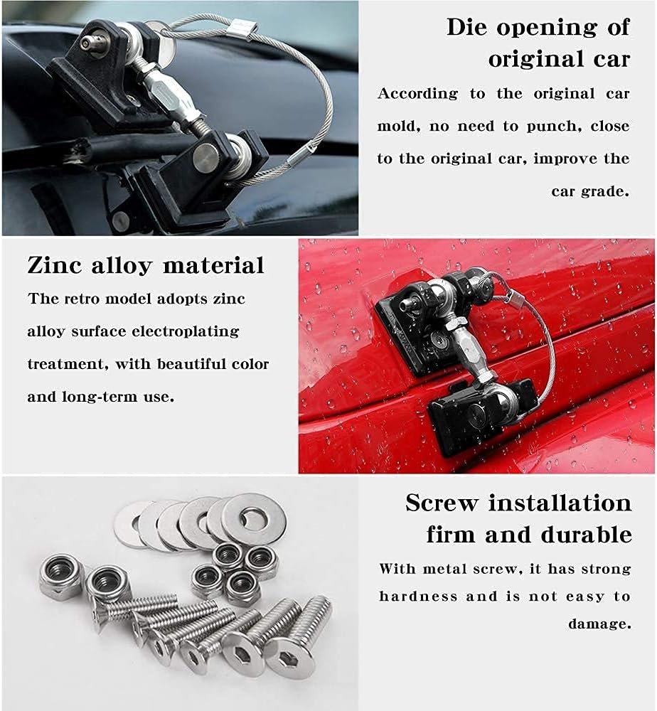 Hood Lock Latch Kit Pack of 2 L989