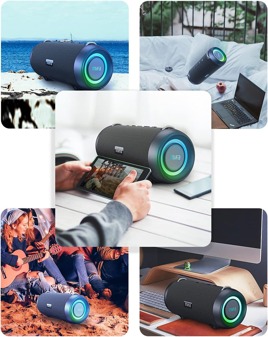 Portable Bluetooth Speaker with Protective Hardshell Case Z4532