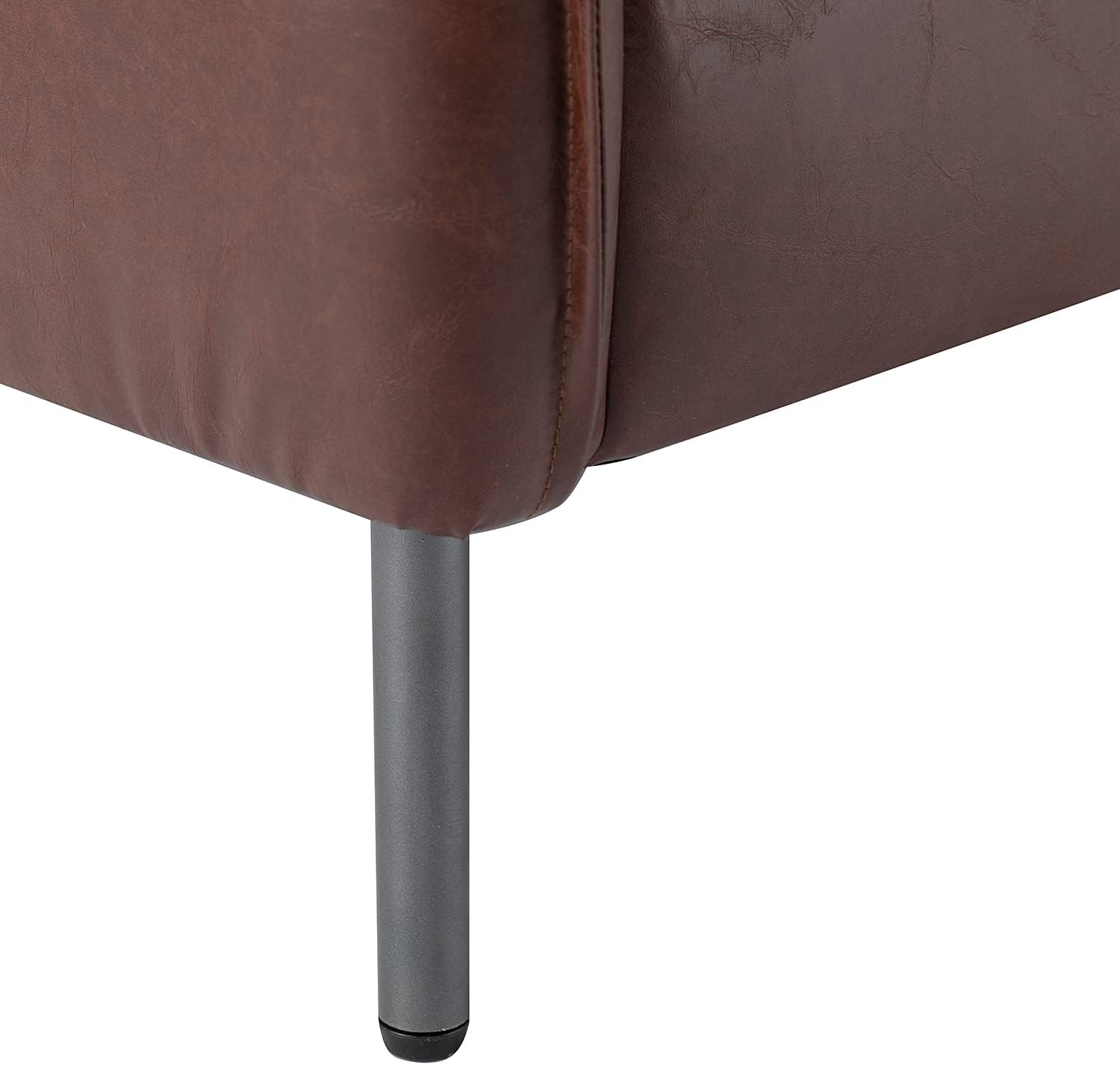 Leather Armchair Set Of 2, Brown X6349