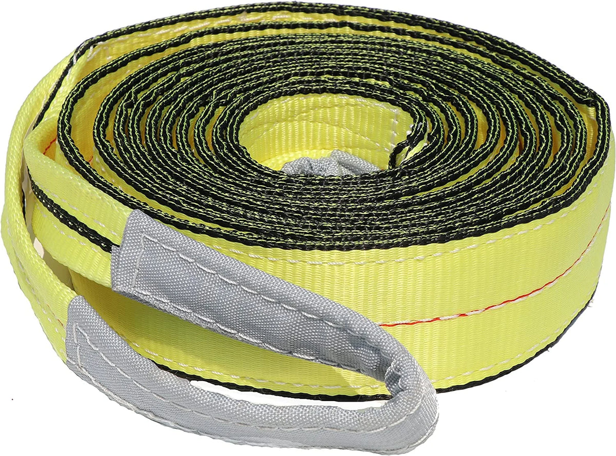 3" x 20' Recovery Tow Strap with 2 D Shackles and Storage Bag Q358033