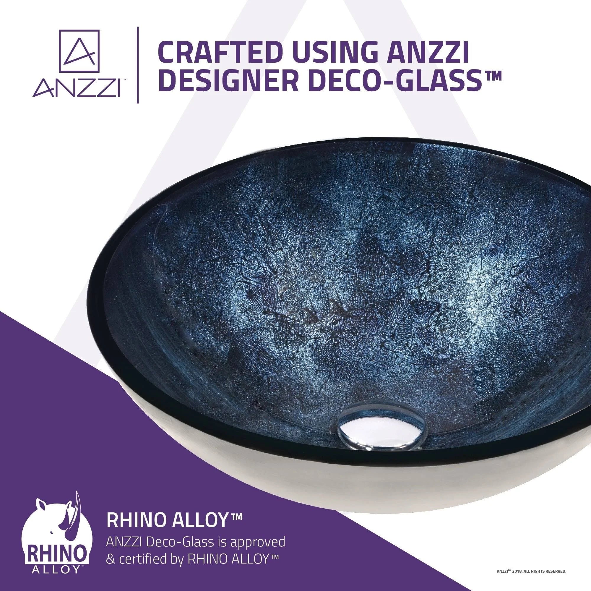 Starlit Midnight Vessel Sink J624