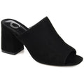 Wide Width Peep Toe Block Heel Sandals H969