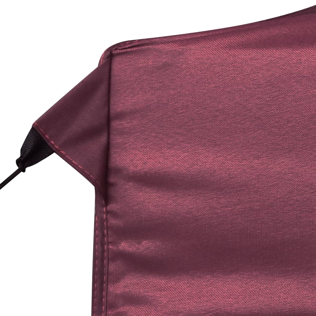 Wine Red Aluminum Folding Party Tent with Walls Y693