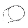 Stainless Clear-Coated Clutch Cable U60193