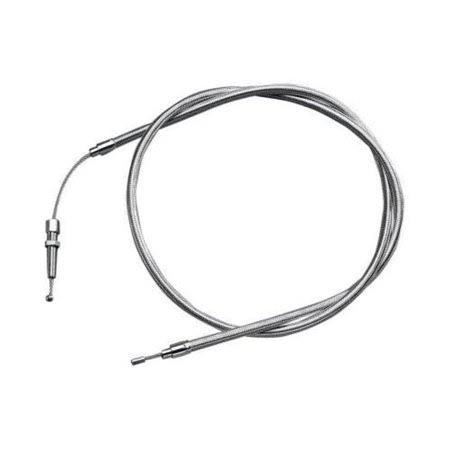 Stainless Clear-Coated Clutch Cable U60193