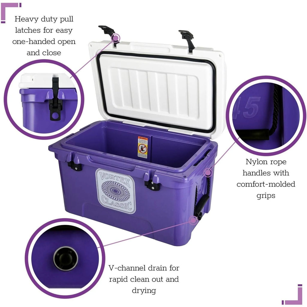 Ultra Violet 45 Qt. Rotational-Molded Cooler A327295