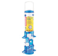 Blue/Clear/Green Polycarbonate 6 Port Seed Bird Feeder A2358