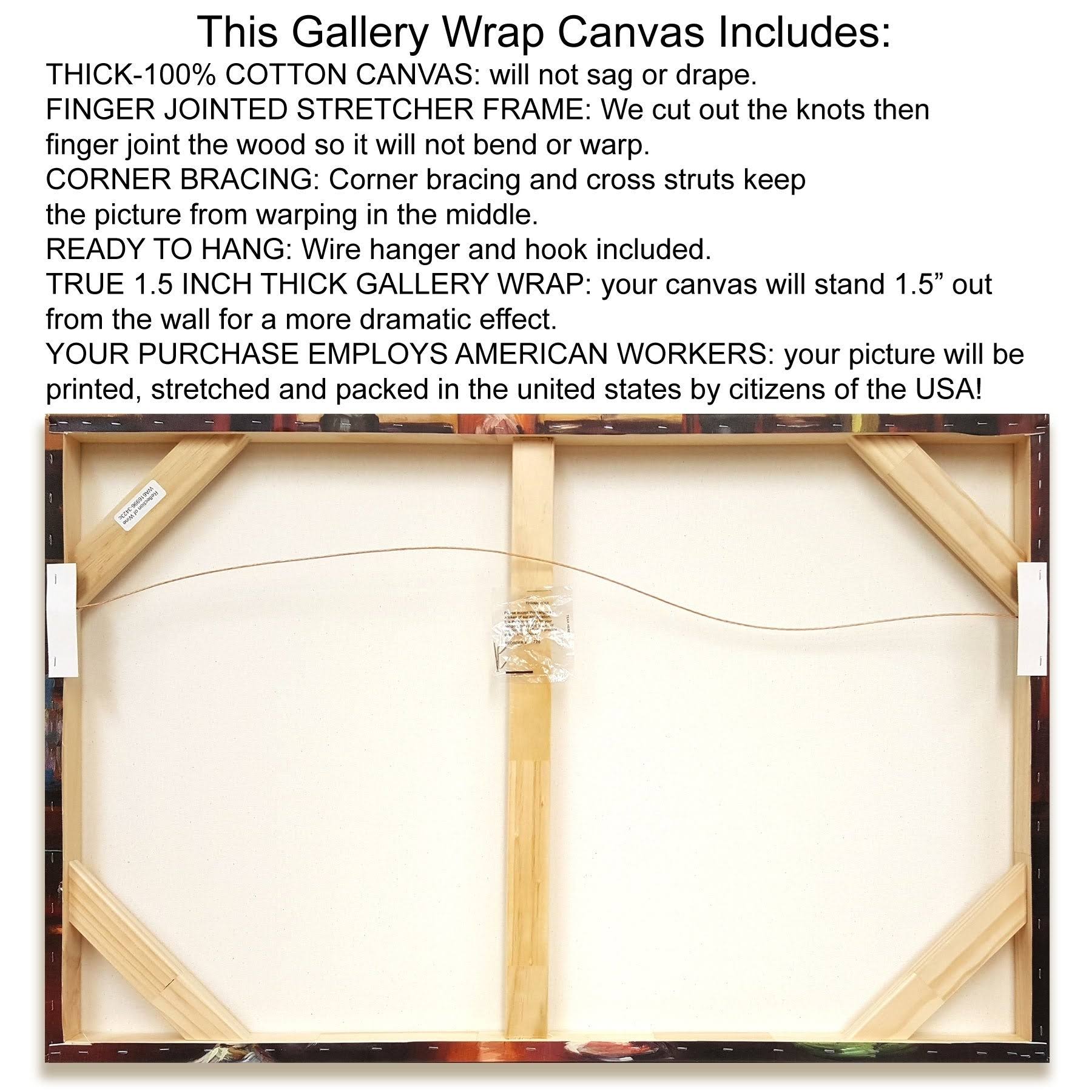 14 Giclee on Gallery Wrap Canvas O169