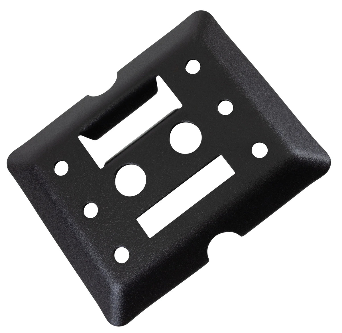 (20 Pack) Black Steel Bolt-on E-Track Tie Down Plates X172936