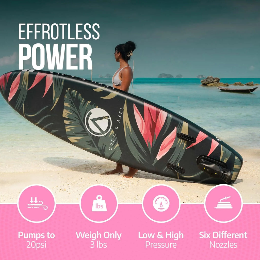 20 PSI Electric Paddle Board Pump with Auto Shut Off A938139