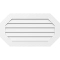 PVC Horizontal Elongated Octagon Gable Vent K9020