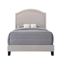 Queen Fog Fabric Bed W713969