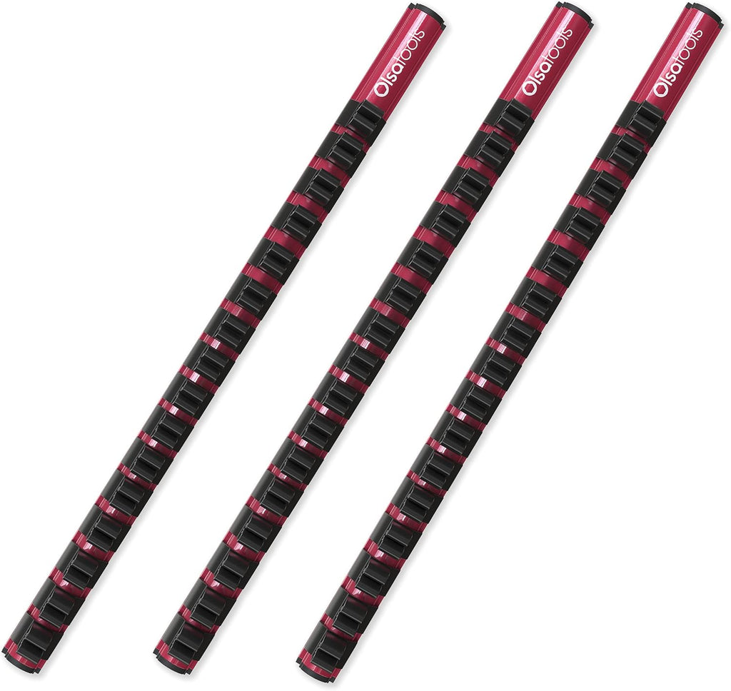 Magnetic Screwdriver Organizer Kit 3pc Set Red Pack of 2 U252134