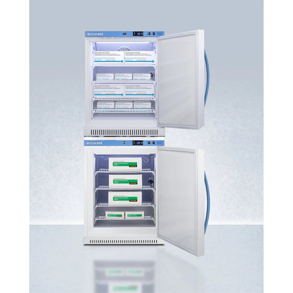 Pharma-Vac stacked vaccine refrigerator/freezer combination C6009