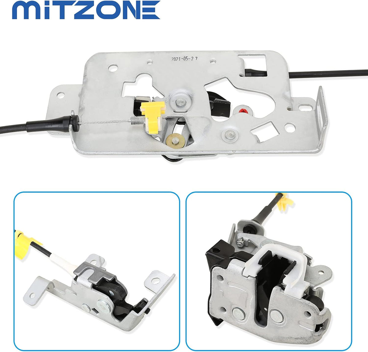 Rear Left Drive Side Door Lock Latch Cable Pack of 2 V87986