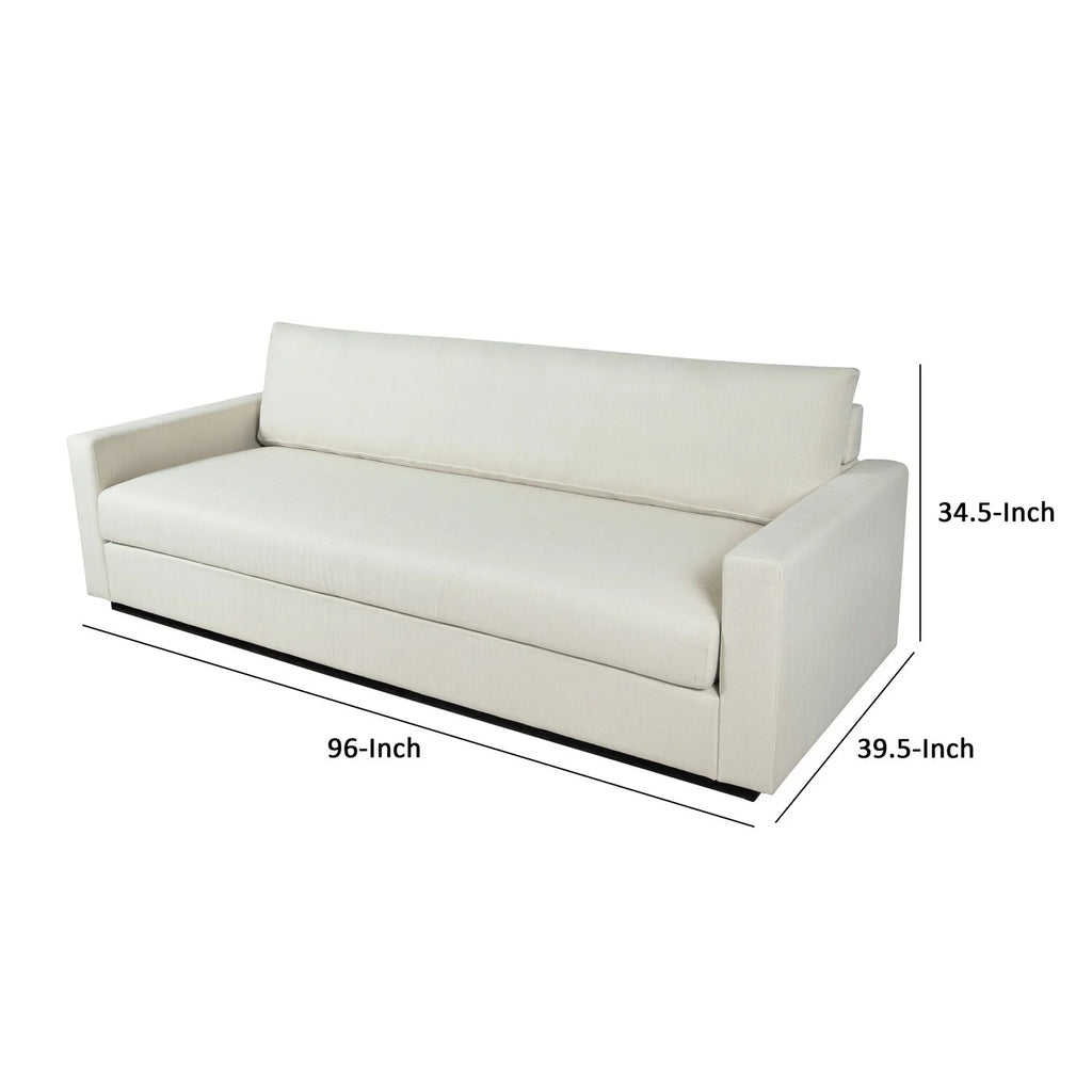 White Fabric Upholstery Sofa Q168