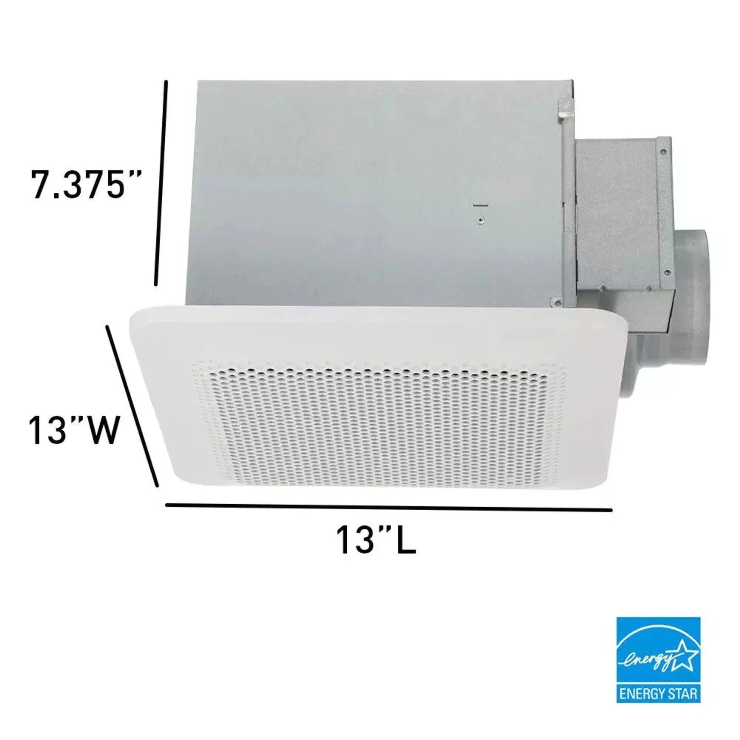 Ceiling Bathroom Exhaust Fan with Flex-Z Fast Bracket K938629