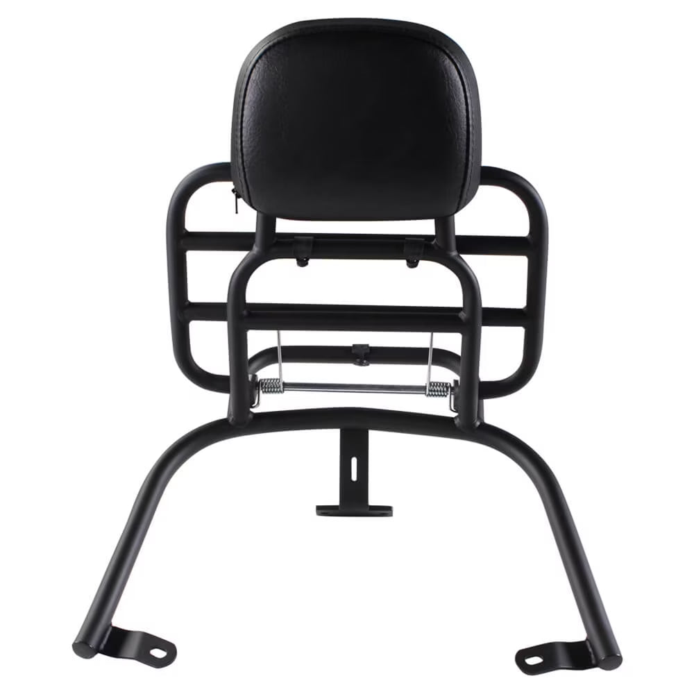 Rear Rack with Backrest Black B27351