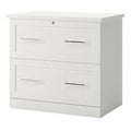 White 2-Drawer Lateral File Cabinet B22501