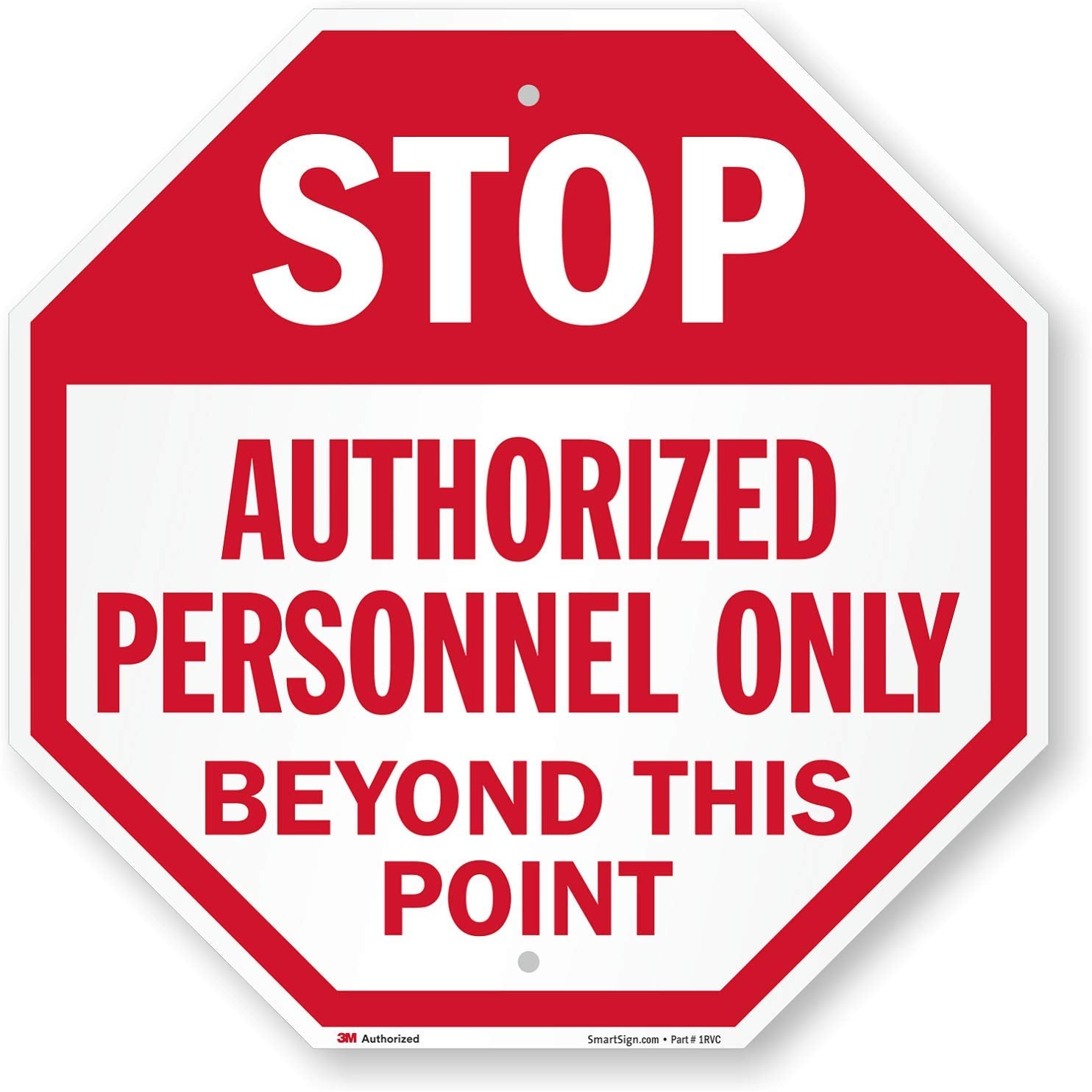 18" x 18" Reflective Aluminum Sign Pack of 2 I919