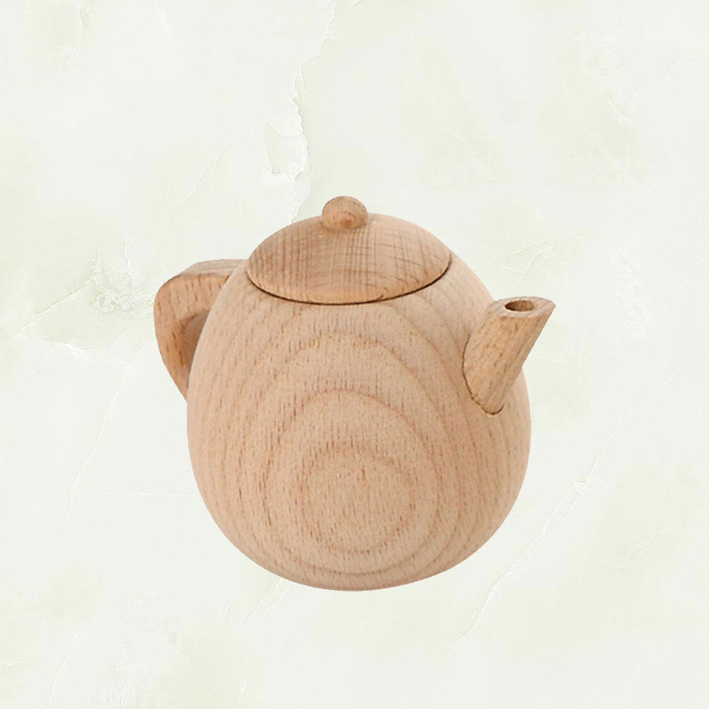 Solid Wood Tea Pot Toy G968464
