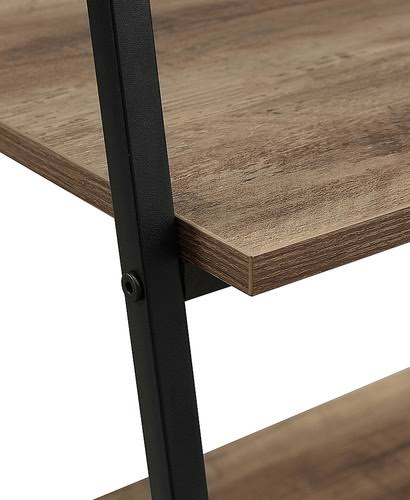 Rustic Oak 5-Shelf Bookcase T511616