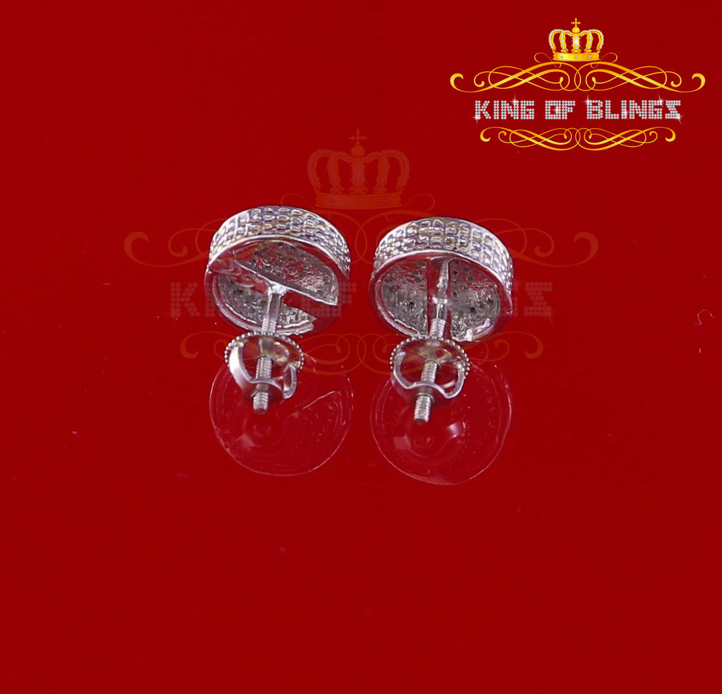 0.15ct Diamond 925 Sterling Silver Stud Earrings V6871
