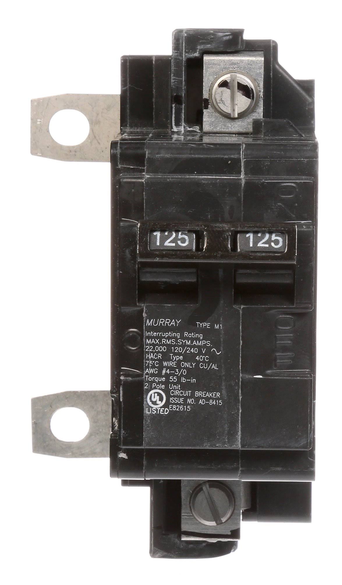 125-Amp Main Circuit Breaker C314