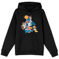Black Graphic Hoodie N284