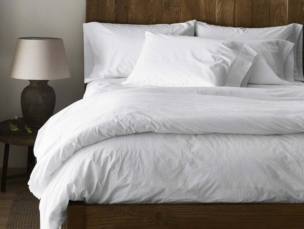 300 Thread Count Organic Percale Fitted Sheet Queen I9680