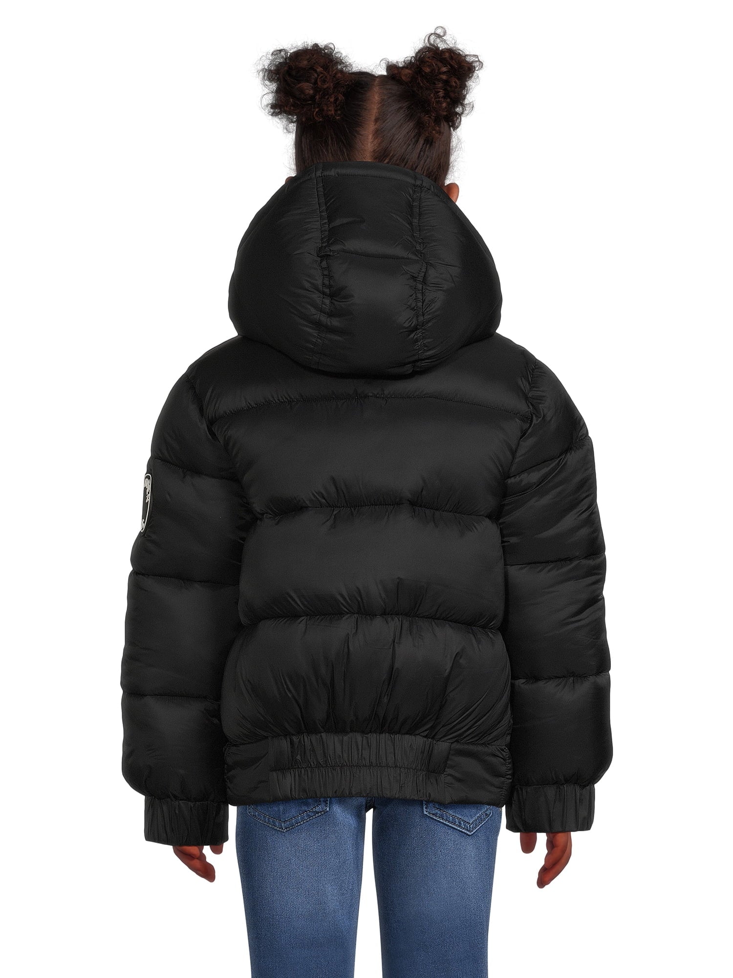 Girls Quilted Winter Puffer Coat with Hood H684