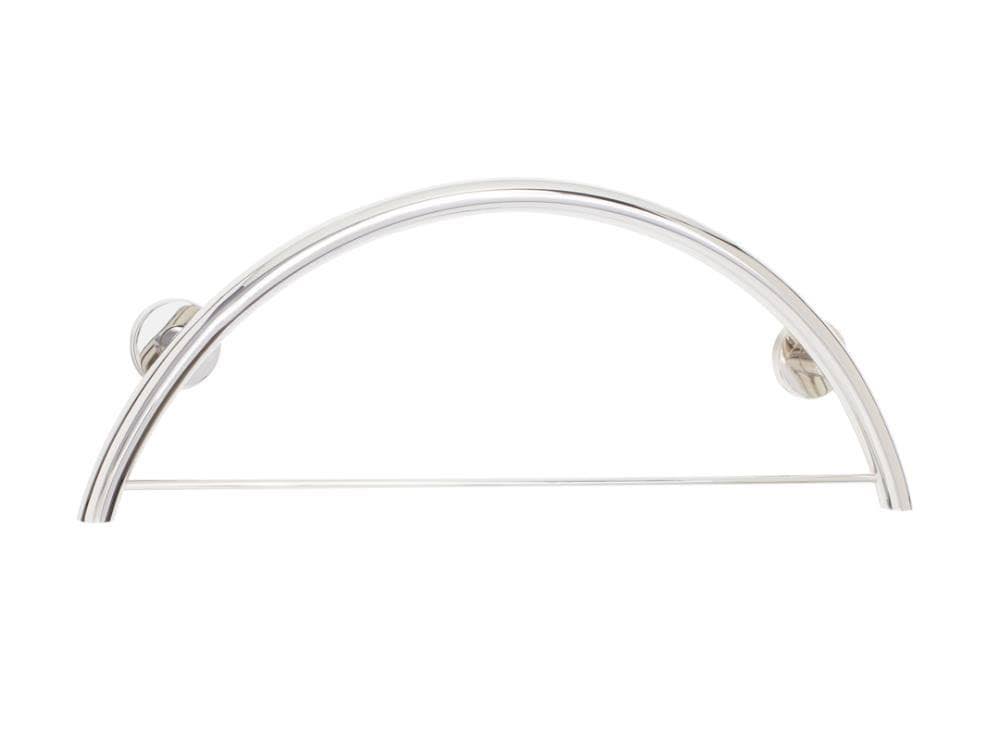 Polished Stainless Half Moon Grab Bar P75535