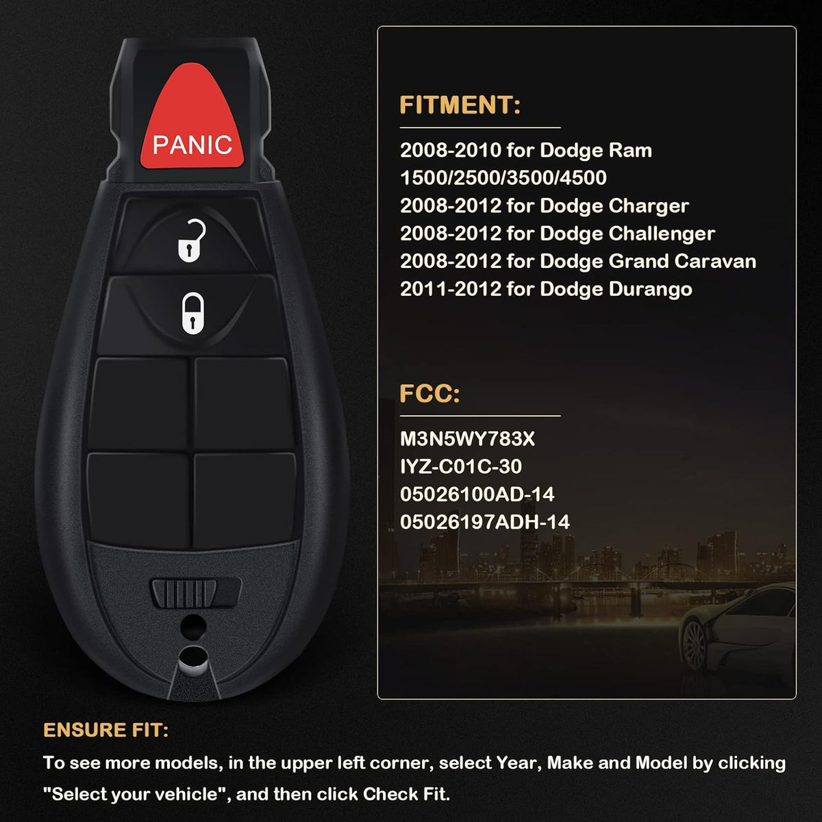 Keyless Entry Remote 433MHZ J639541