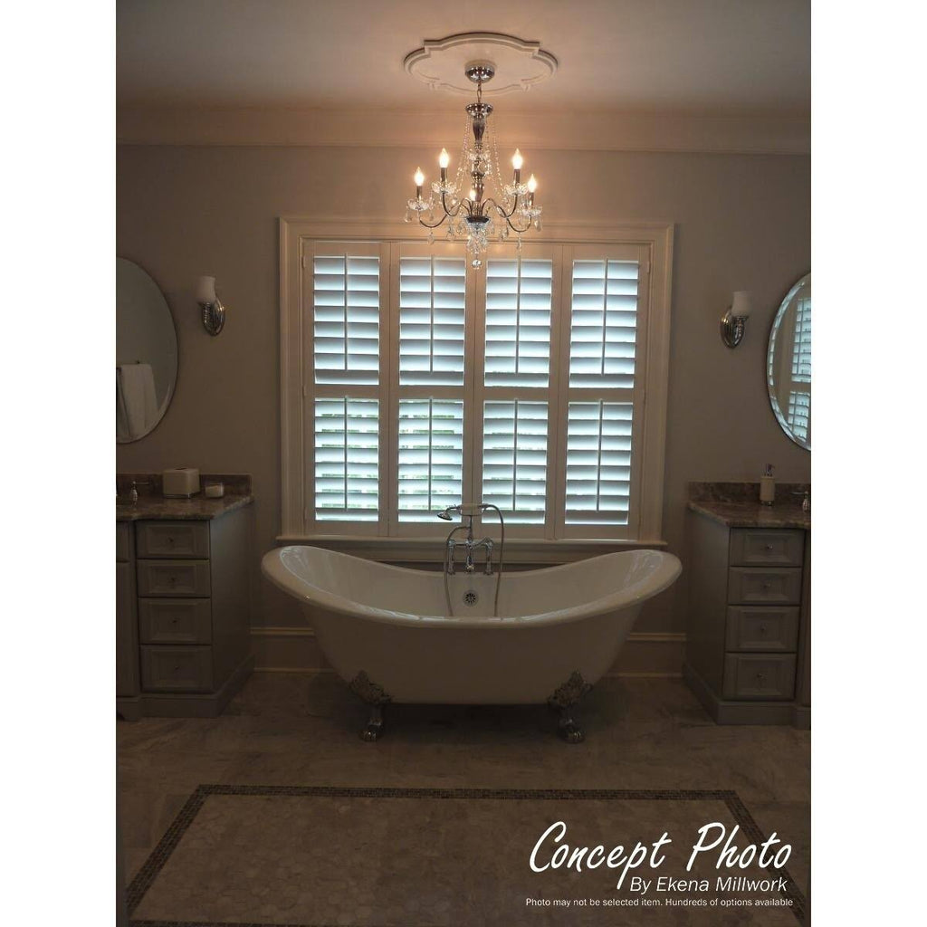 13x22OD x 7 1/2x22ID x 3/4x22P Ceiling Medallion, Hand-Painted Mississippi Mud D341